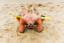 Beach Flippers Stock Photos Beach Flippers Stock Photos