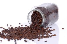 Coffee Bean Inside Glass Jar Stock Photography Coffee Bean Inside Glass Jar Stock Photography