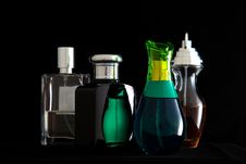 Small Bottles Stock Photography