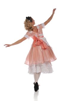 Ballerina Performing Royalty Free Stock Image