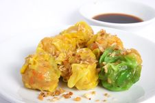 Deliciously Steamed Chinese Dim Sum Stock Photography