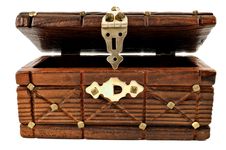 Wooden Treasure Chest Stock Image Wooden Treasure Chest Stock Image