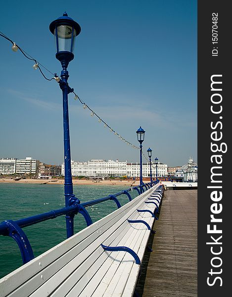 Seating Along Eastbourne Pier