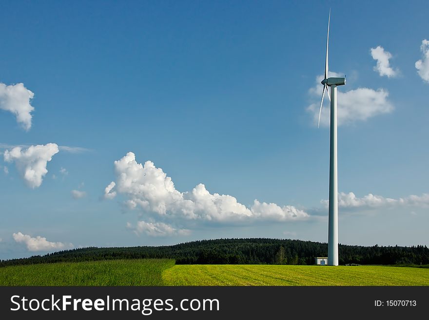 A wind wheel for power generation