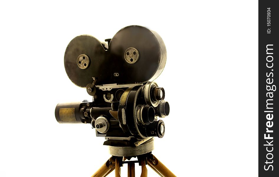 View of a cine camera