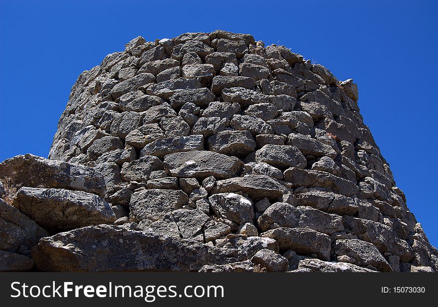 Tower of a nuraghe in Sardinia, the nuraghes was a tipical prehistoric buildings. Tower of a nuraghe in Sardinia, the nuraghes was a tipical prehistoric buildings.