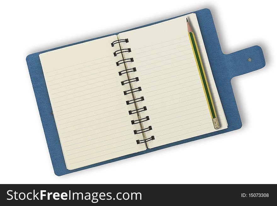 Notebook Isolated On A White Background