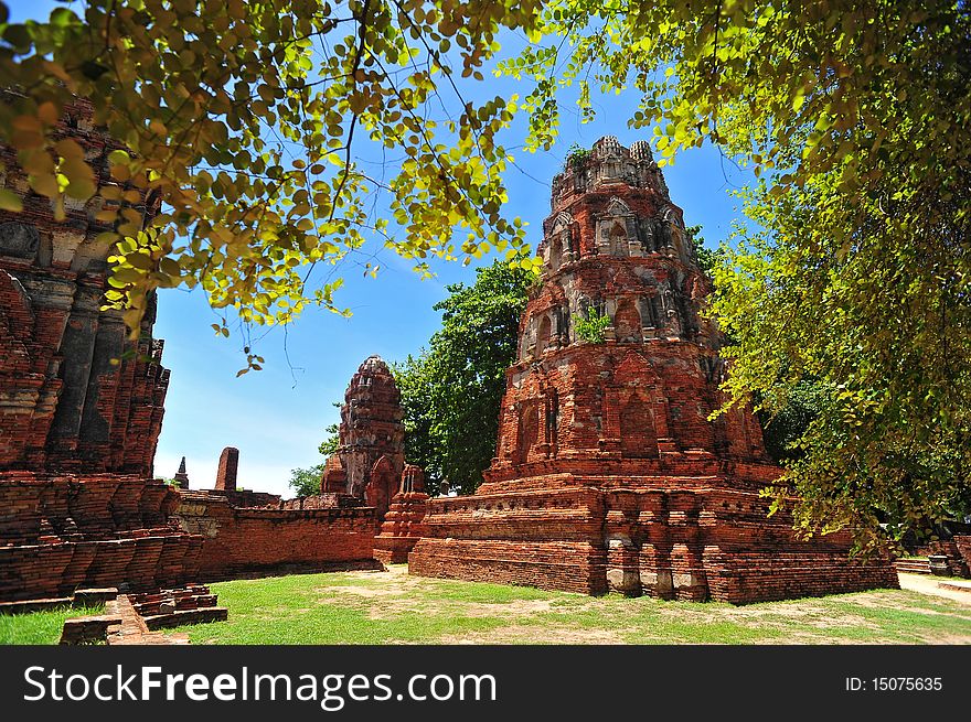 Wat Mahatad In Ayutthaya, Thailand