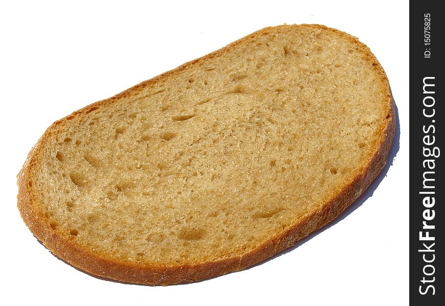 Detail photo of the slice of bread background