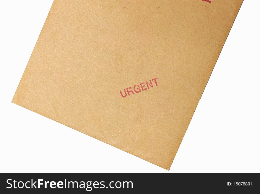 Sign or symbol for urgent document