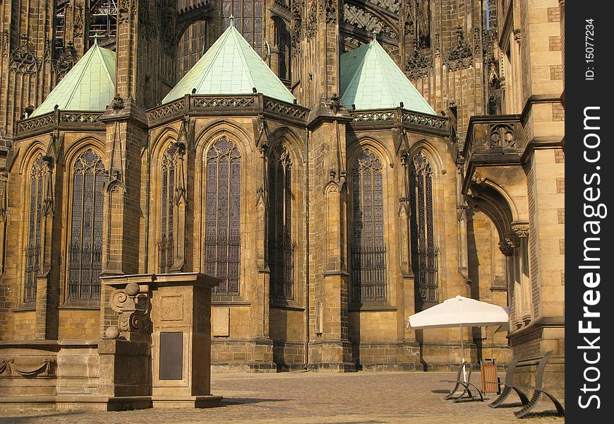 Prague (Czech republic) - cathedral in old city center