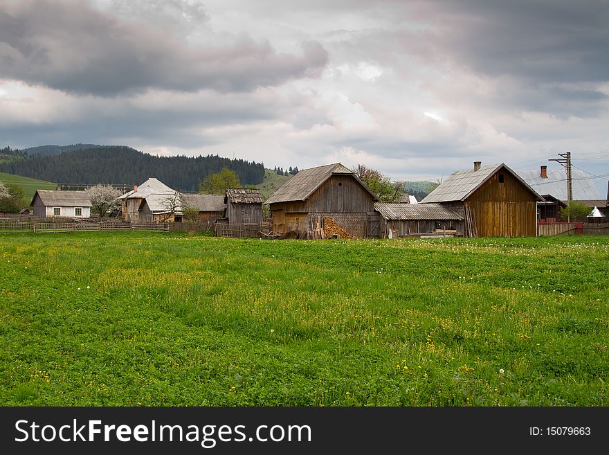 Romanian Moldovian Village