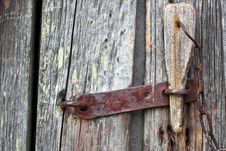 Old Wooden Door With A Padlock Royalty Free Stock Photo Old Wooden Door With A Padlock Royalty Free Stock Photo