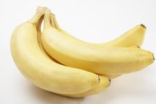 Close-up Fresh Bunch Of Bananas Stock Photo Close-up Fresh Bunch Of Bananas Stock Photo