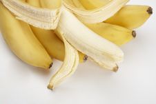 Close-up Fresh Bunch Of Bananas Royalty Free Stock Images Close-up Fresh Bunch Of Bananas Royalty Free Stock Images