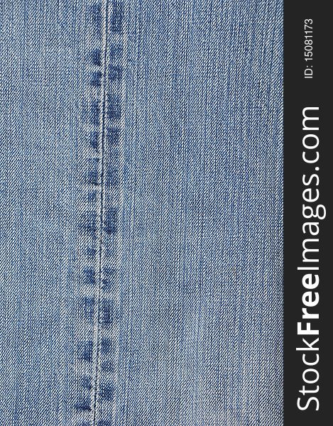 Line Texture Surface On Jean