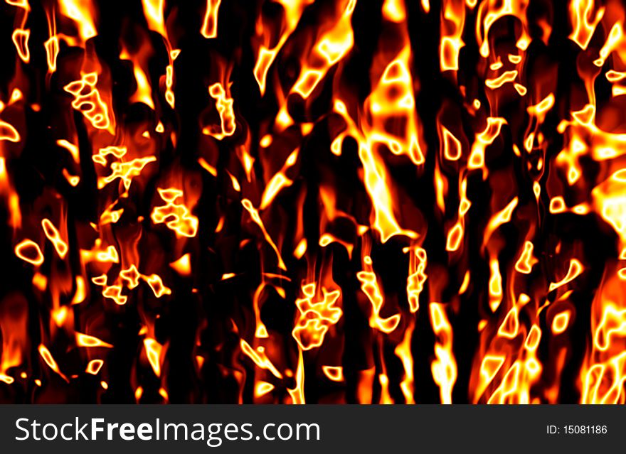 Orange flaming abstact background image. Orange flaming abstact background image