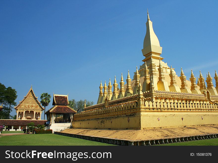 Phra That Luang, Vientiane, Laos