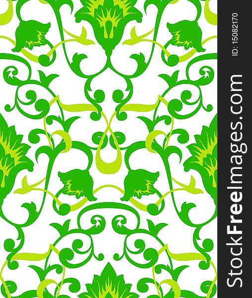 Green seamless repeat patterns (prints, wallpapers, backgrounds). Green seamless repeat patterns (prints, wallpapers, backgrounds).