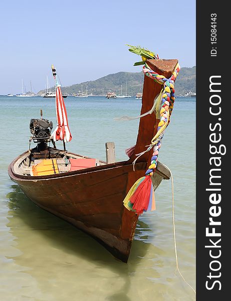 Typical Longtail Boat, Phuket, Thailand.