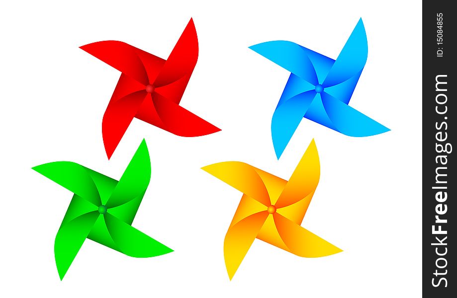 Four Pinwheels