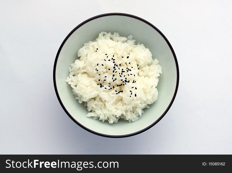 Rice Sprinkle Sesame On Top