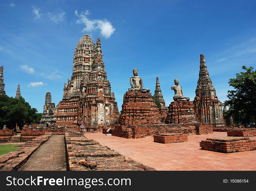 Wat Chaiwatthanaram Ayutthaya  Thailand