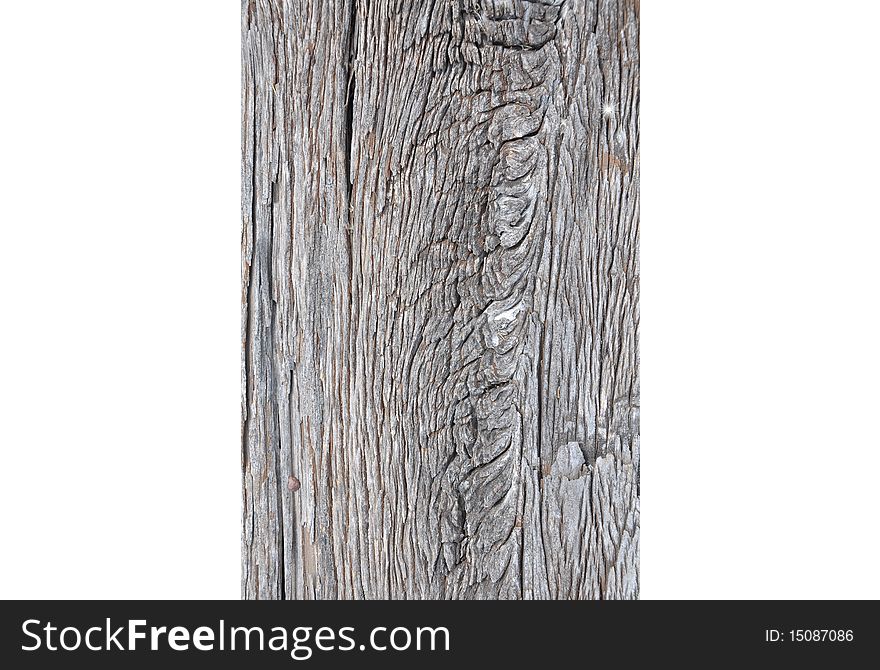 Free form texture on old wooden