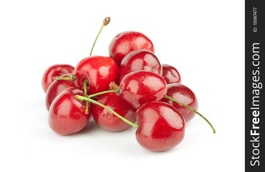 Heap Of Sweet Cherries