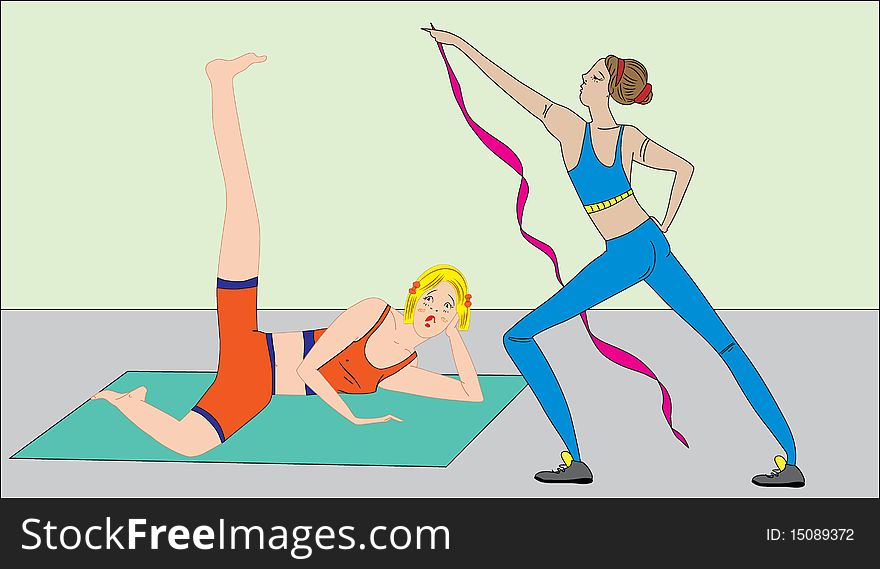 Two_girls_working_out