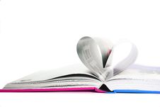 Heart In Book Stock Photography Heart In Book Stock Photography