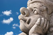 Hanuman Molding Art Royalty Free Stock Photography Hanuman Molding Art Royalty Free Stock Photography