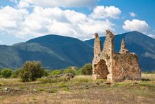 Zaraka Monastery At Stymfalia Royalty Free Stock Photography Zaraka Monastery At Stymfalia Royalty Free Stock Photography