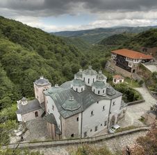 St. Joakim Osogovski Monastery Complex.jpg Stock Images