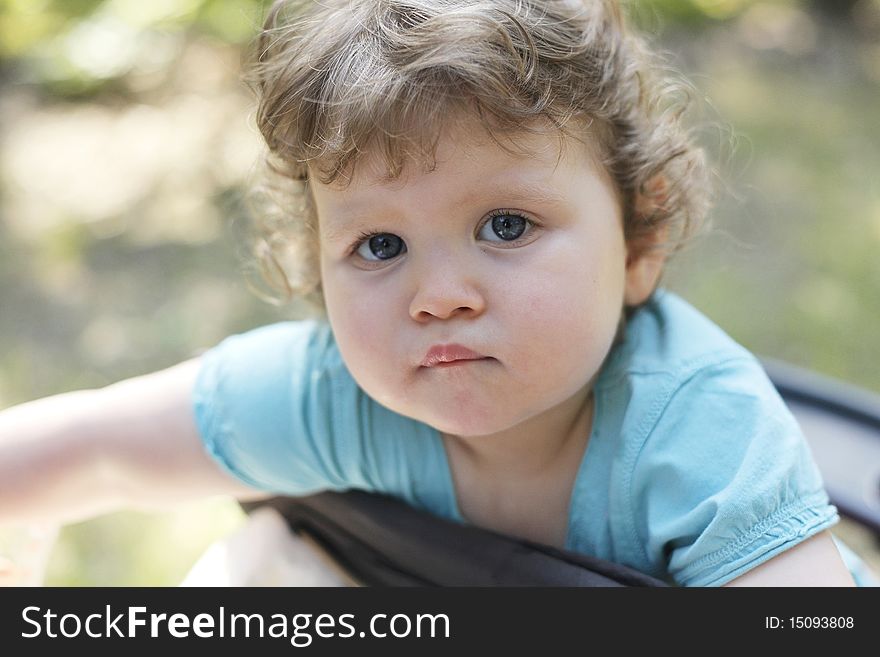 Outdoor portrait of young beautiful girl. Outdoor portrait of young beautiful girl