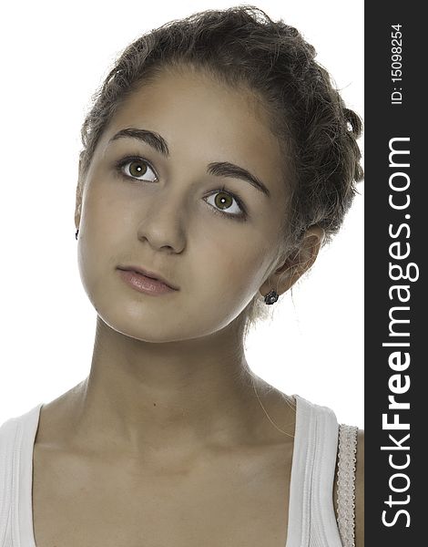 Portrait  Girl-teenager