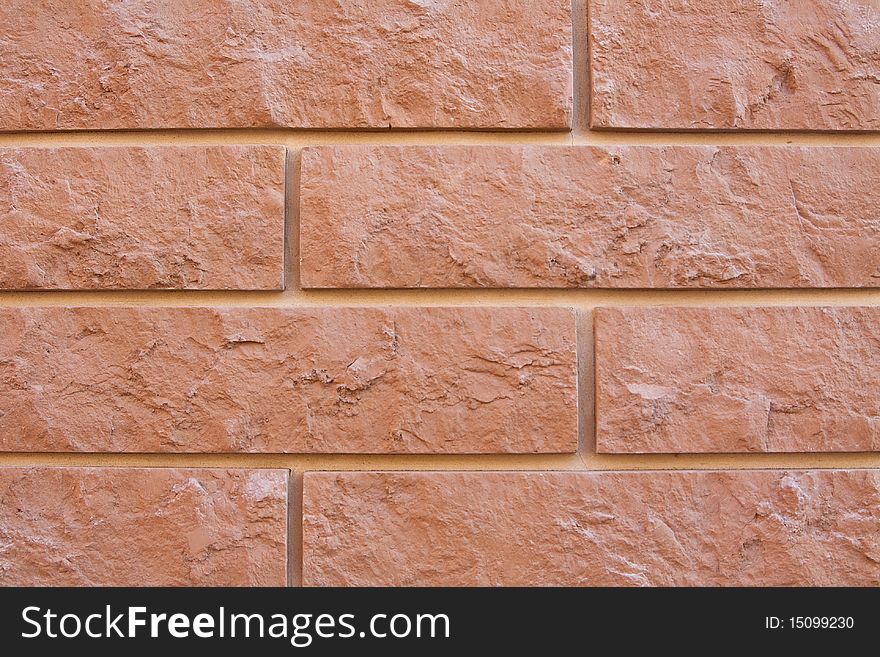 Even decorative brick wall background