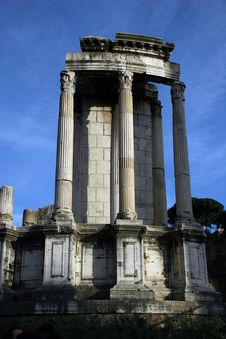 Temple In Roman Forum. Stock Photo Temple In Roman Forum. Stock Photo