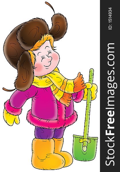 Isolated clip-art and children’s illustration for yours design, postcard, album, cover, scrapbook, etc. Isolated clip-art and children’s illustration for yours design, postcard, album, cover, scrapbook, etc