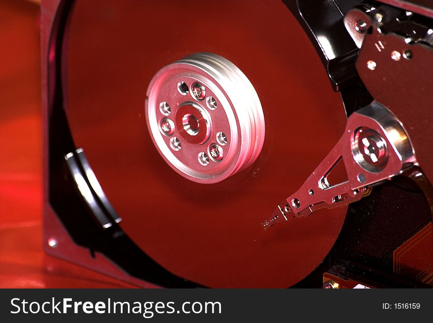 Abstract picture of hard disk. Abstract picture of hard disk