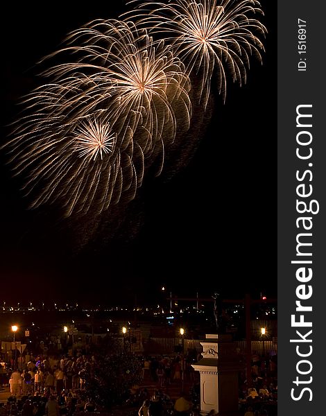 Fireworks at night in St. Augustine, FL Seven. Fireworks at night in St. Augustine, FL Seven