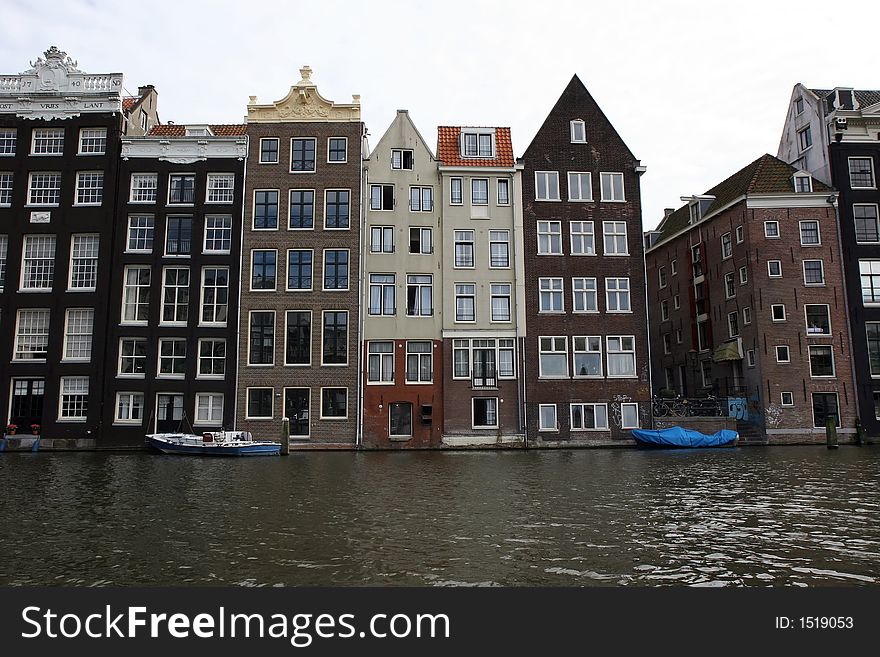 Canal Homes in Amsterdam, the Netherlands