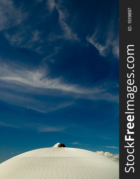 A white dome and sky at morecombe,
morecombe,
lancashire,
united kingdom. A white dome and sky at morecombe,
morecombe,
lancashire,
united kingdom.