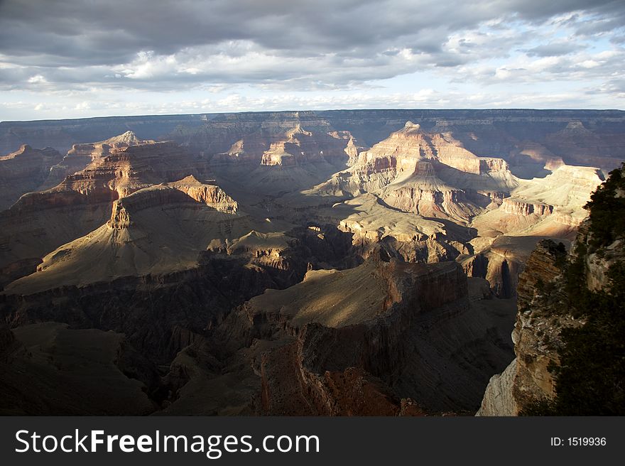 Grand Canyon view from Hopi Point - landscape format. Grand Canyon view from Hopi Point - landscape format