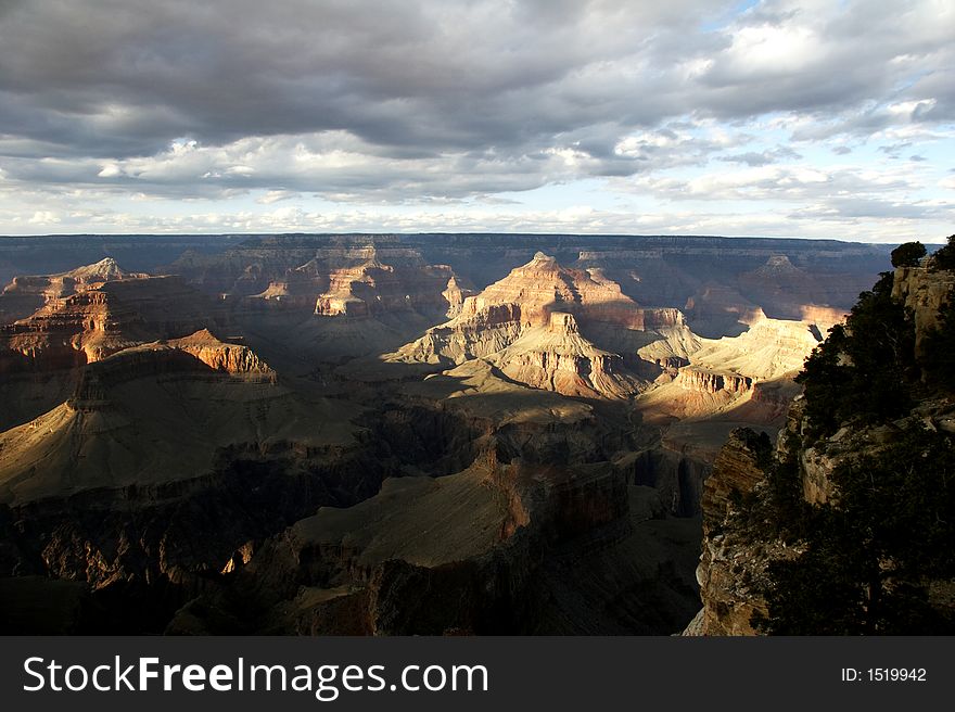 Grand Canyon view from Hopi Point - landscape format. Grand Canyon view from Hopi Point - landscape format