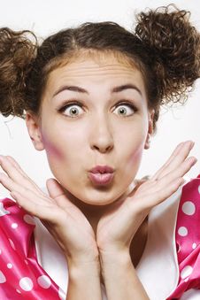 Woman Sending A Kiss Royalty Free Stock Photos Woman Sending A Kiss Royalty Free Stock Photos