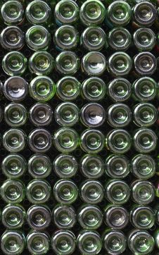Many Green Glass Wine Bottles Royalty Free Stock Image Many Green Glass Wine Bottles Royalty Free Stock Image