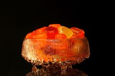 Sweets In A Glass Bowl Royalty Free Stock Photos Sweets In A Glass Bowl Royalty Free Stock Photos