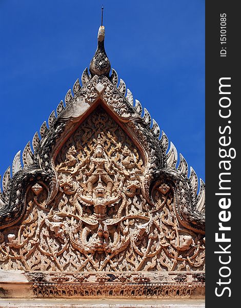 Temple decorations (sculpture of God) Ayutthaya, Thailand