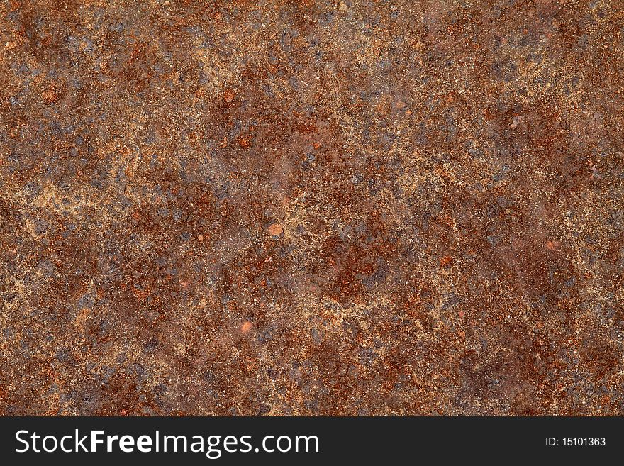 Rusty sheet metal